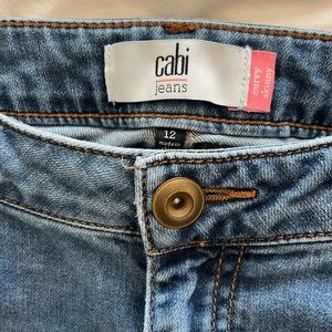 CAbi Curvy Skinny size 12